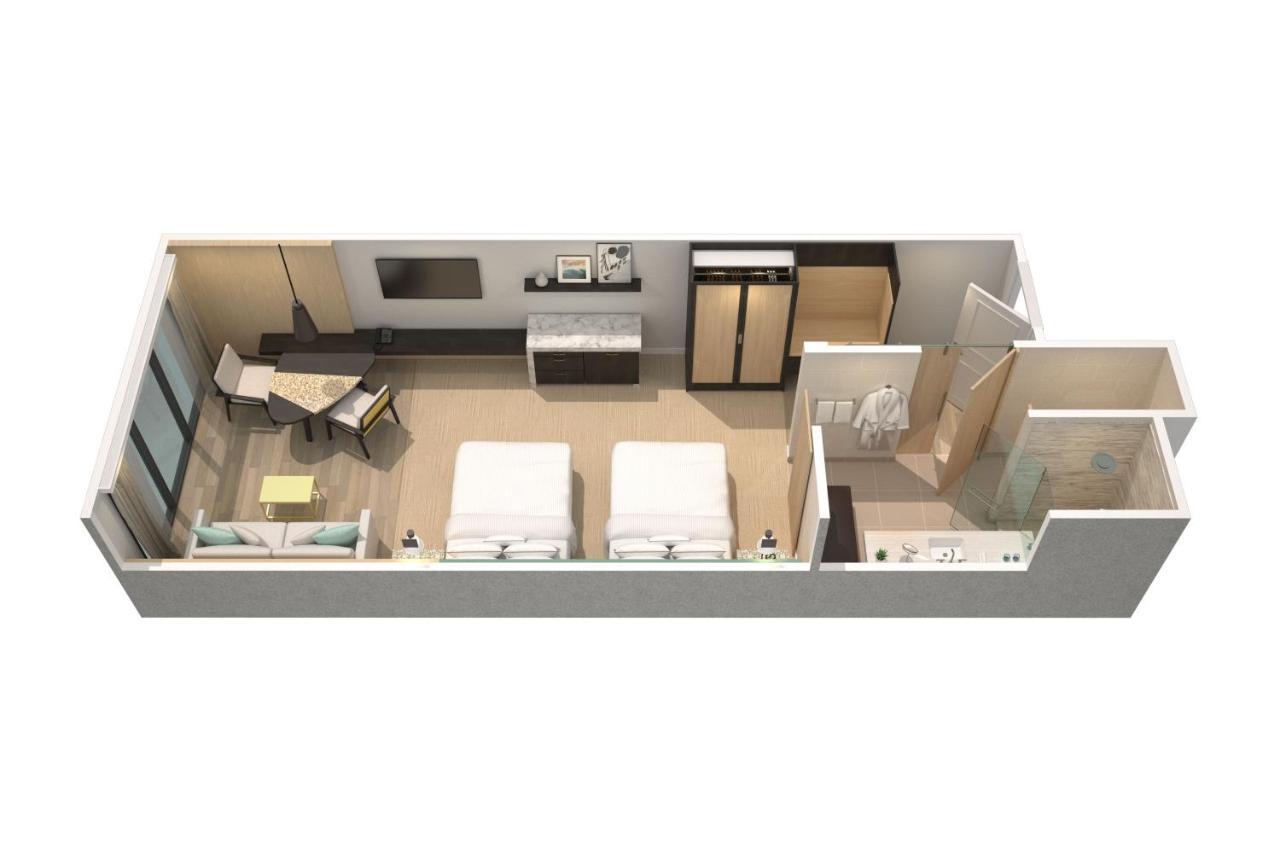เดอะ เวสทิน เพิร์ธ Hotel เพิร์ท ภายนอก รูปภาพ Standard room layout