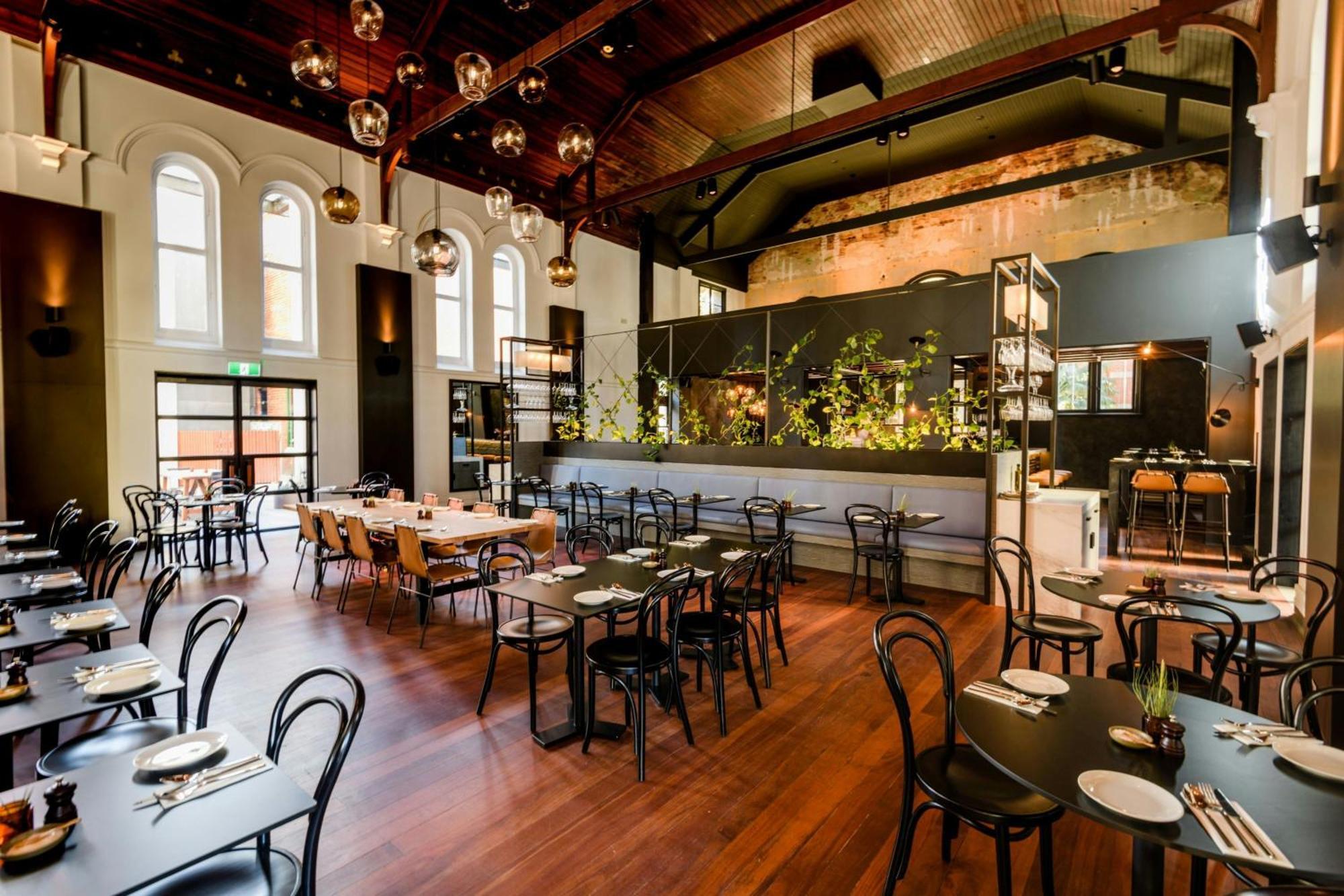 เดอะ เวสทิน เพิร์ธ Hotel เพิร์ท ภายนอก รูปภาพ Interior of the restaurant