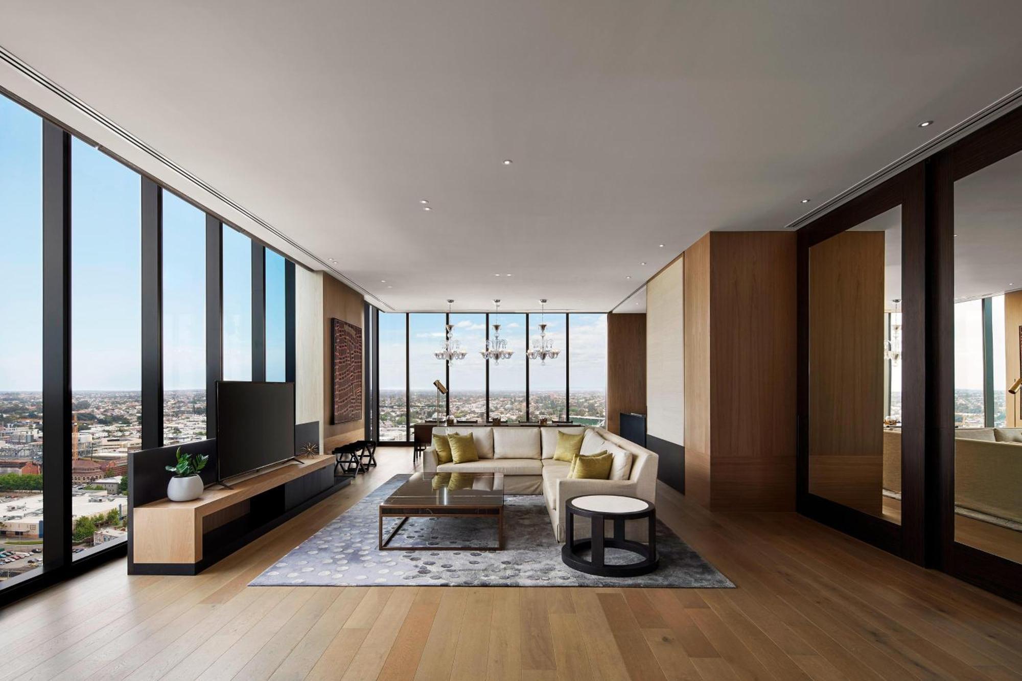 เดอะ เวสทิน เพิร์ธ Hotel เพิร์ท ภายนอก รูปภาพ The living room of a typical apartment